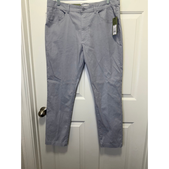 Men’s Goodfellow & Co Slim Fit 5-Pocket Pants Light Gray 36x30 NWT - Picture 2 of 8
